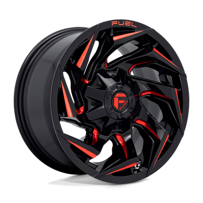 FUEL D755 REACTION Gloss Black Milled W/ Red Tint