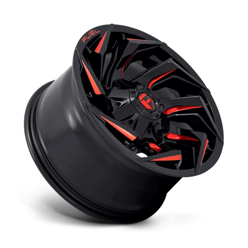 FUEL D755 REACTION Gloss Black Milled W/ Red Tint