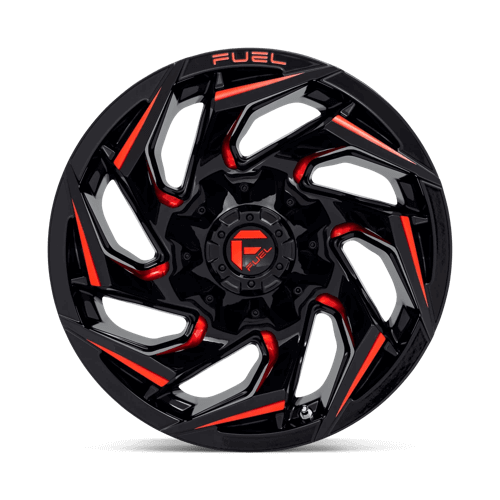 FUEL D755 REACTION Gloss Black Milled W/ Red Tint