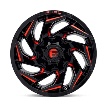 FUEL D755 REACTION Gloss Black Milled W/ Red Tint
