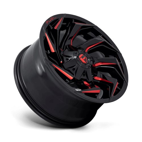 FUEL D755 REACTION Gloss Black Milled W/ Red Tint