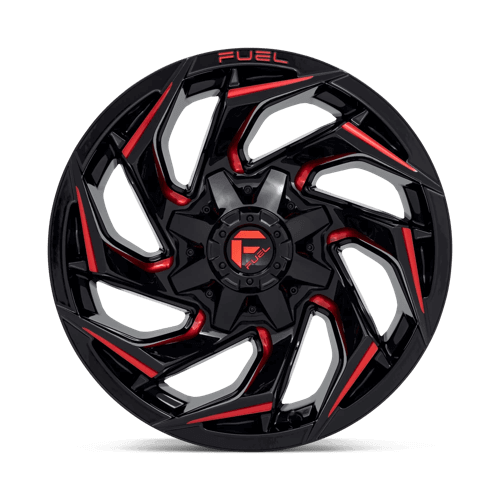FUEL D755 REACTION Gloss Black Milled W/ Red Tint