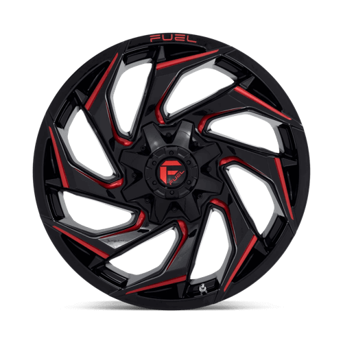 FUEL D755 REACTION Gloss Black Milled W/ Red Tint