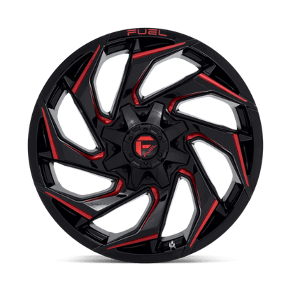 FUEL D755 REACTION Gloss Black Milled W/ Red Tint