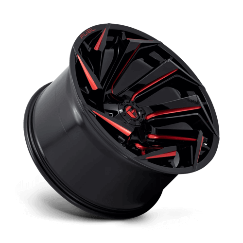 FUEL D755 REACTION Gloss Black Milled W/ Red Tint