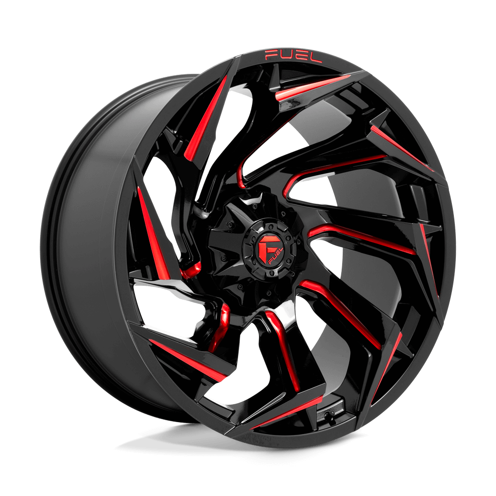 FUEL D755 REACTION Gloss Black Milled W/ Red Tint
