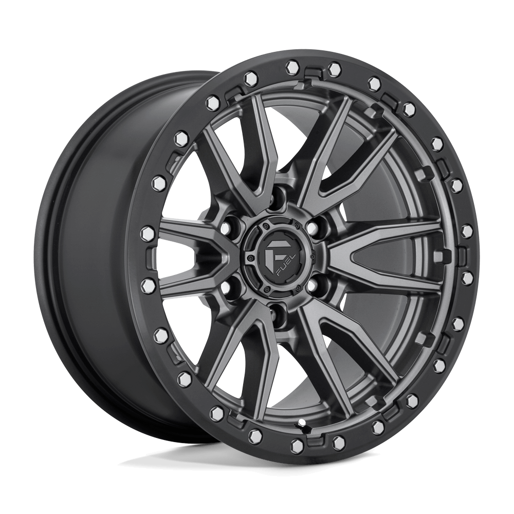 FUEL D680 REBEL Matte Gunmetal Black Bead Ring