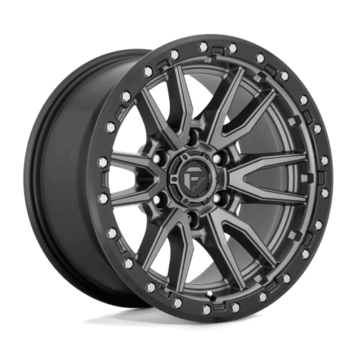 FUEL D680 REBEL Matte Gunmetal Black Bead Ring