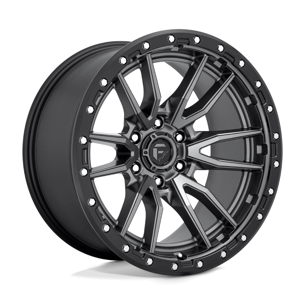 FUEL D680 REBEL Matte Gunmetal Black Bead Ring