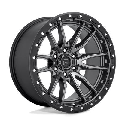 FUEL D680 REBEL Matte Gunmetal Black Bead Ring