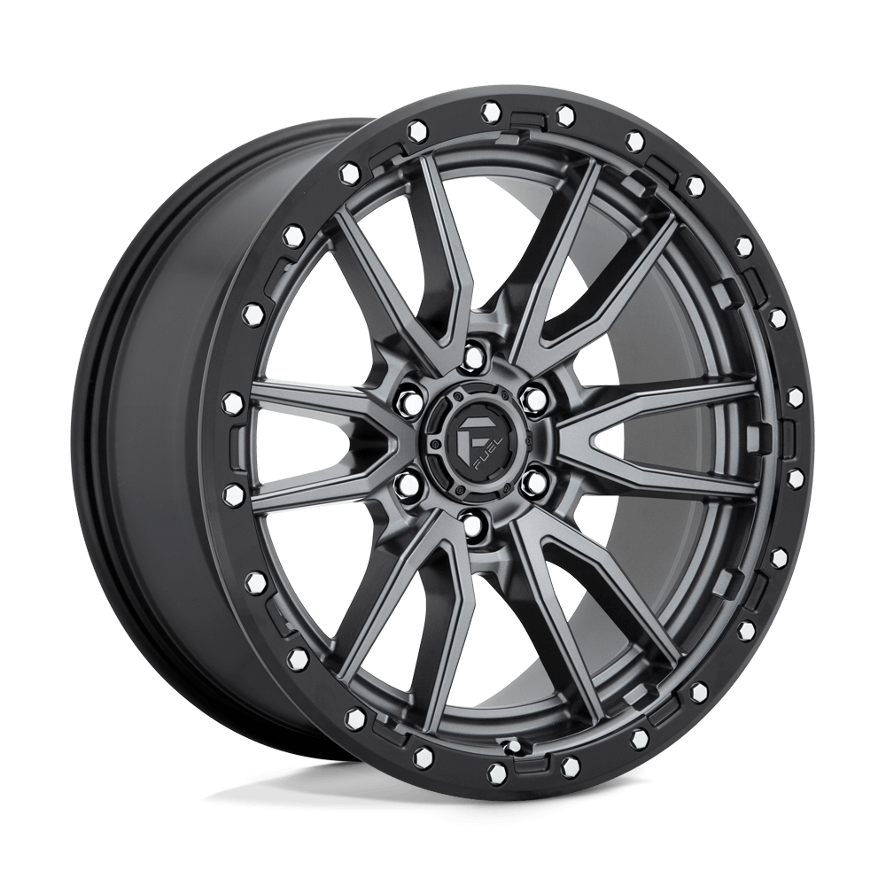 FUEL D680 REBEL Matte Gunmetal Black Bead Ring
