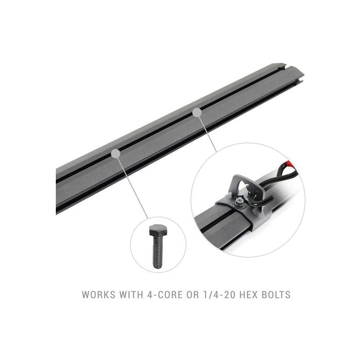 GO RHINO 5935010T RealTruck Go Rhino SIDE RAIL for XRS CROSS BARS