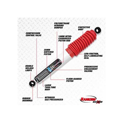 Rancho Suspension Shock Absorber for  2018-2023 Jeep Wrangler JL RHORS55066