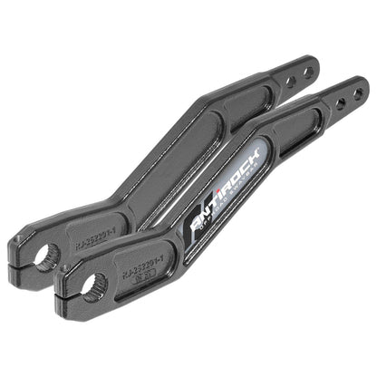 ROCKJOCK Antirock Forged Chromoly Sway Bar Arm; 2 Link Mounting Holes; Jt Gladiator Rear; Incl. Sticker; Pair I RJ-252201-101