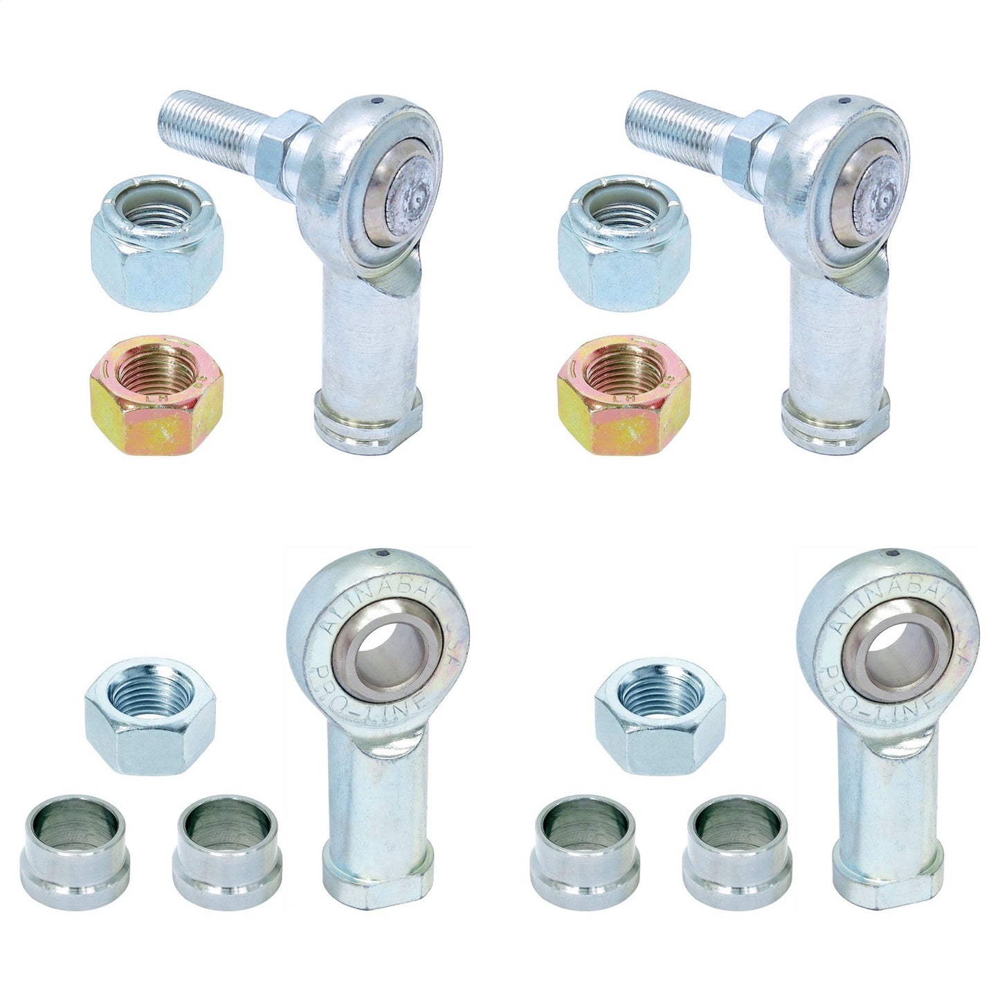 ROCKJOCK 20-C Gladiator Adjustable Sway Bar End Link Rod End Pack Rear Heim StyleI RJ-253202-101