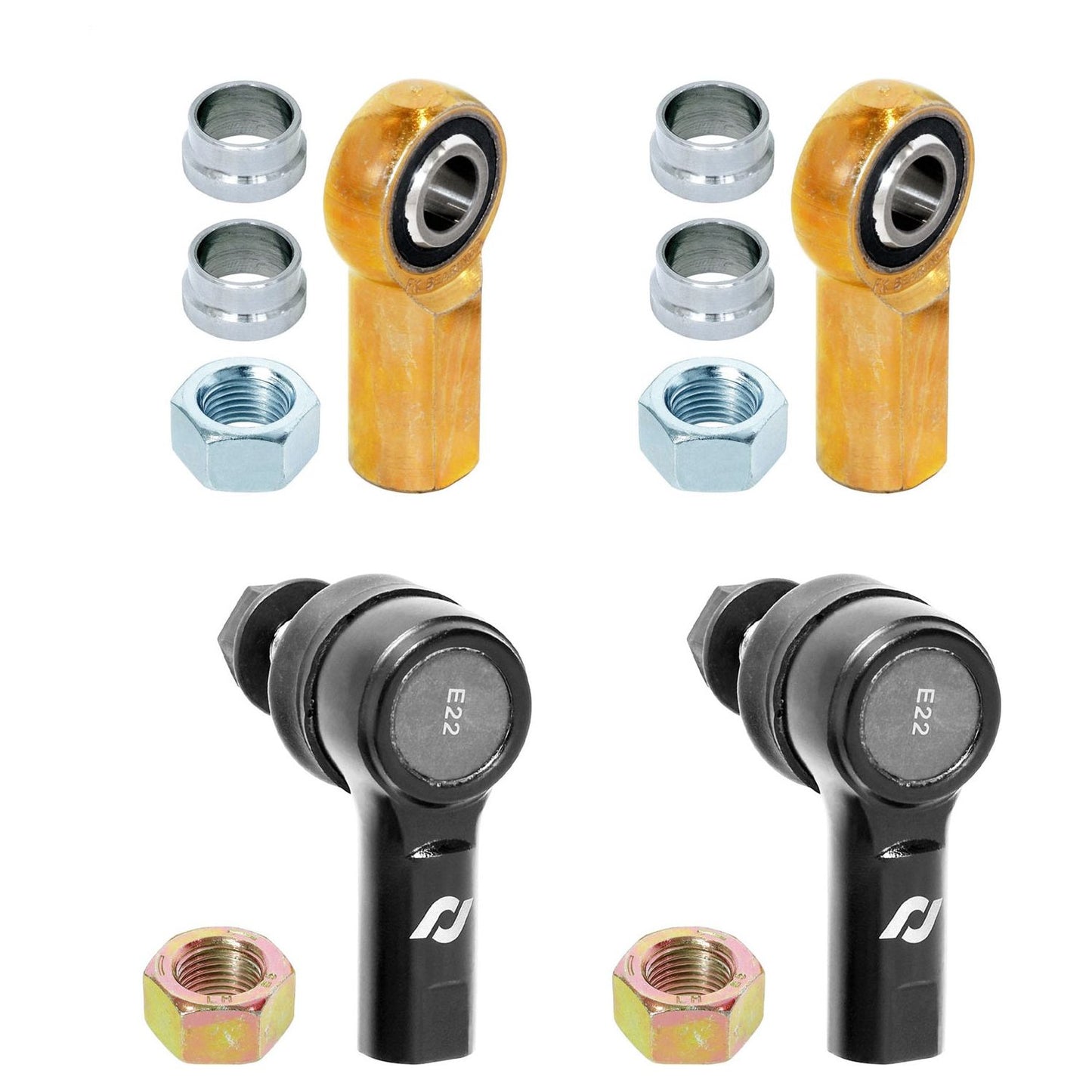 ROCKJOCK Adjustable Sway Bar End Link Rod End Pack For Jt Rear Sealed StyleI RJ-253202-103