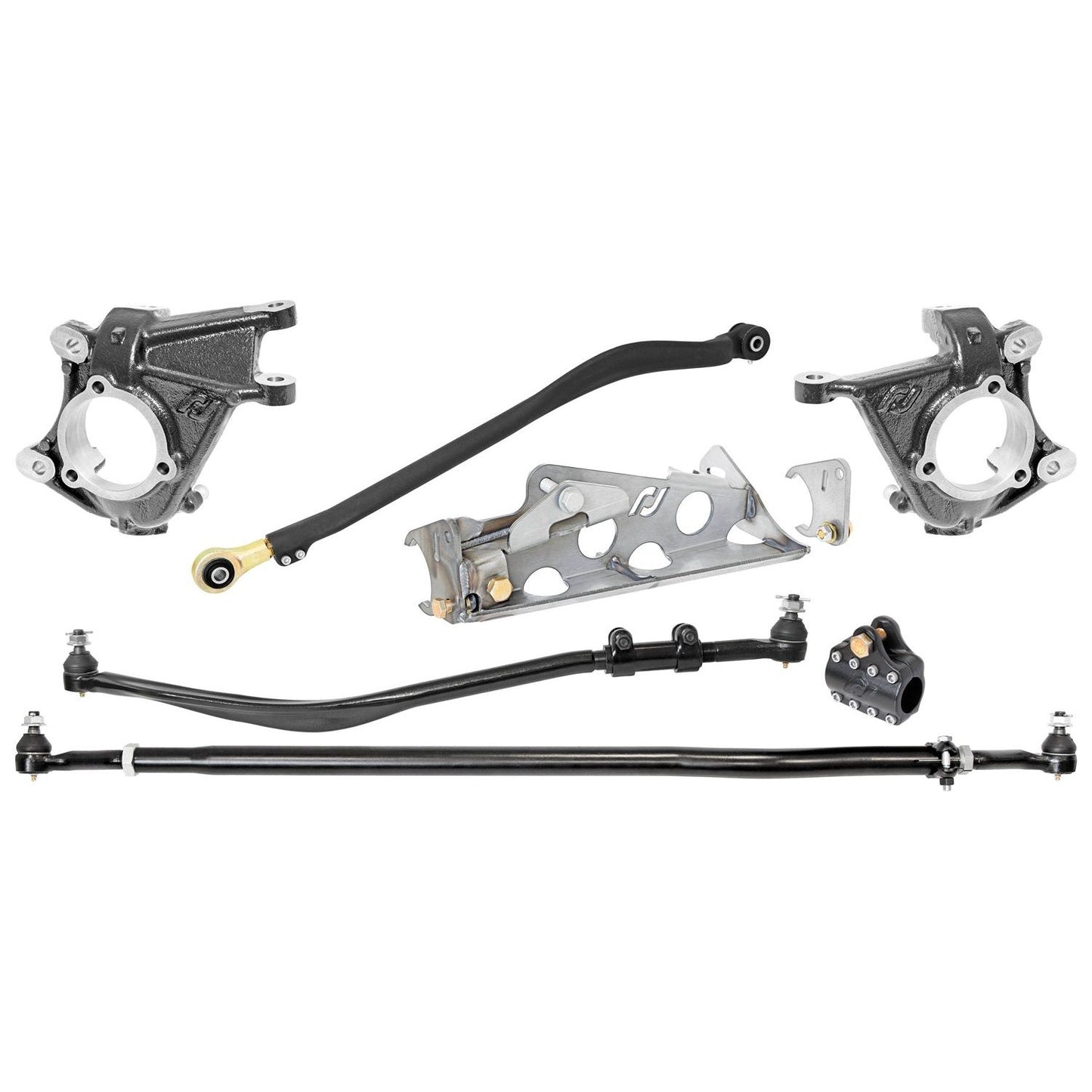 ROCKJOCK 07-18 Wrangler (Ram Assist) High Steer Knuckle Kit I RJ-430000-101