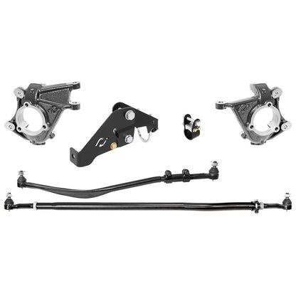 ROCKJOCK 07-18 Wrangler (Jk Trac Bar) High Steer Knuckle KitI RJ-430001-101