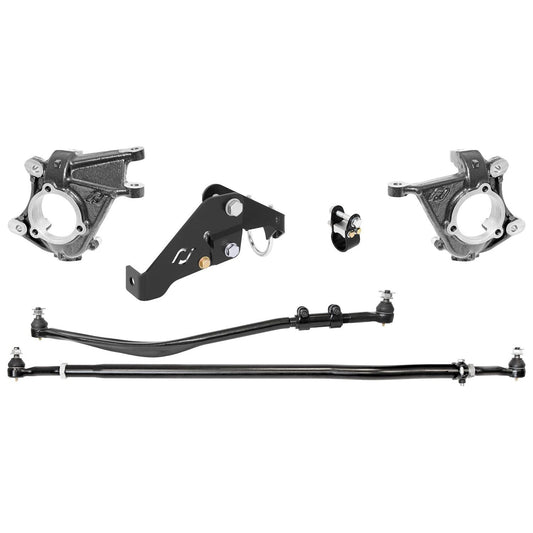 ROCKJOCK 07-18 Wrangler (Jk Trac Bar) High Steer Knuckle KitI RJ-430001-101