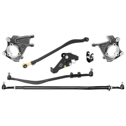 ROCKJOCK 07-18 Wrangler (Jl/Jt Trac Bar) High Steer Knuckle KitI RJ-430001-103