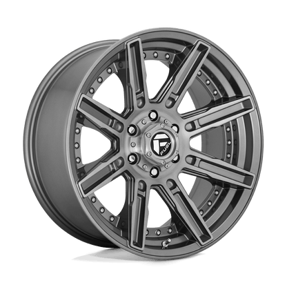 FUEL D710 ROGUE PLATINUM Brushed Gun Metal Tinted Clear