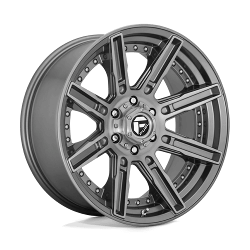 FUEL D710 ROGUE PLATINUM Brushed Gun Metal Tinted Clear