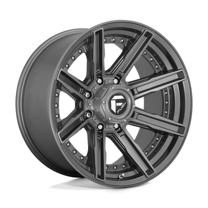 FUEL D710 ROGUE PLATINUM Brushed Gun Metal Tinted Clear
