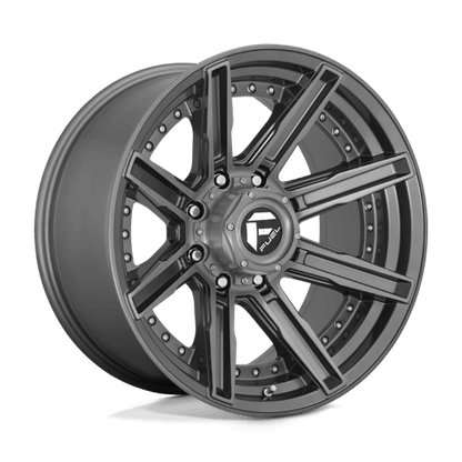 FUEL D710 ROGUE PLATINUM Brushed Gun Metal Tinted Clear