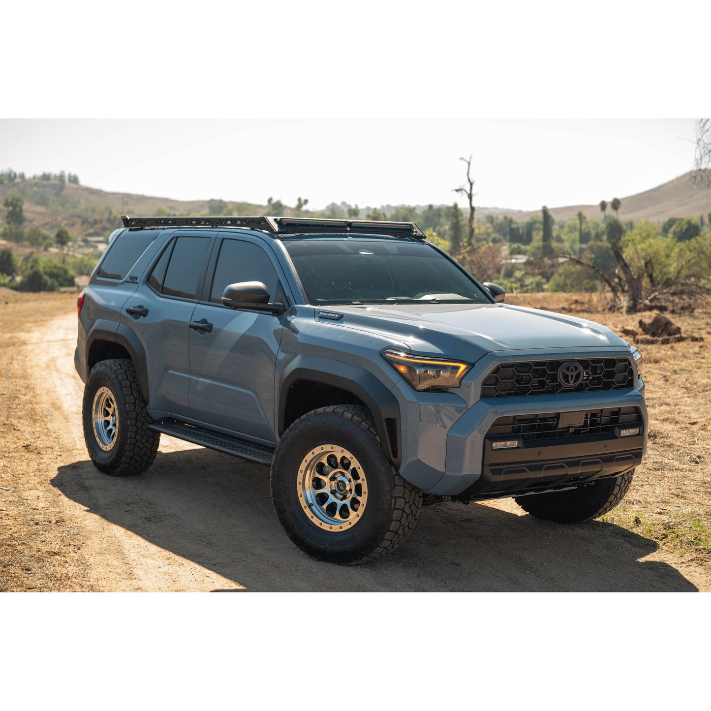 DV8 OFF-ROAD | 2025 2026 4Runner Roof Rack Light Cutout Fairing  | RRTF3-02L