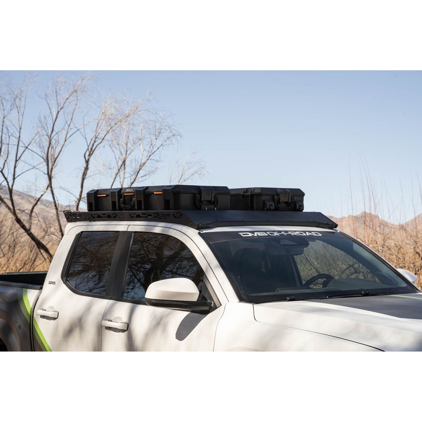DV8 OFF-ROAD | 2024 2025 Toyota Tacoma Double Cab Roof Rack  | RRTT1-04