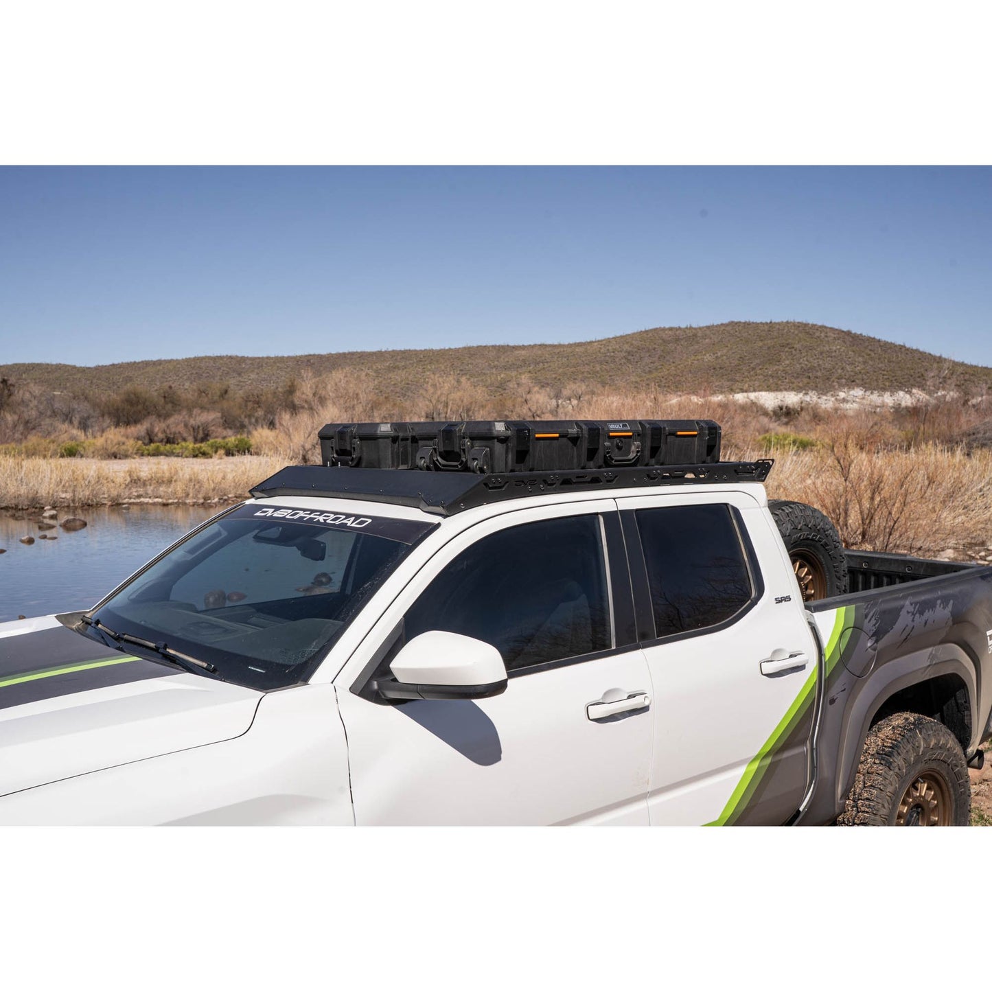 DV8 OFF-ROAD | 2024 2025 Toyota Tacoma Double Cab Roof Rack  | RRTT1-04
