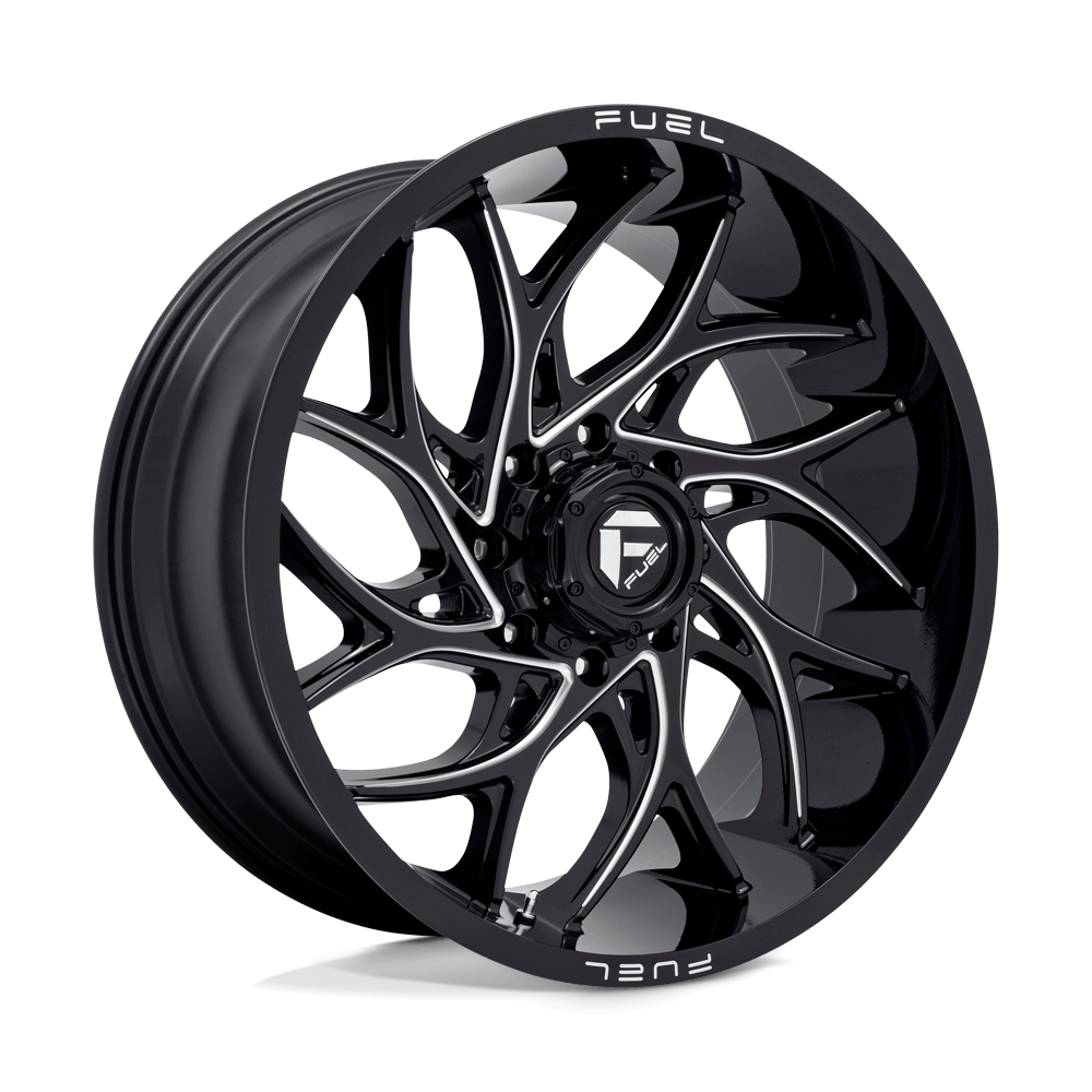 FUEL D741 RUNNER Gloss Black Milled