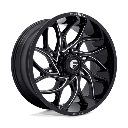 FUEL D741 RUNNER Gloss Black Milled