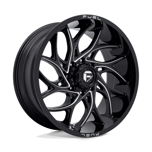 FUEL D741 RUNNER Gloss Black Milled