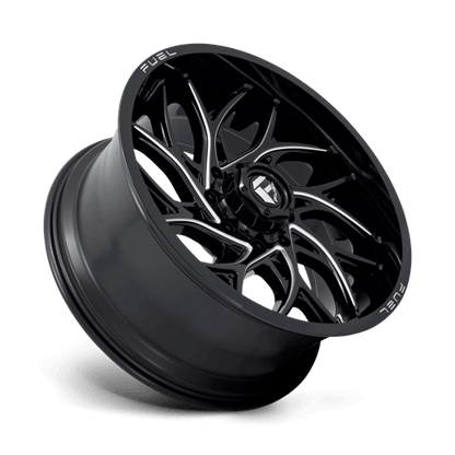 FUEL D741 RUNNER Gloss Black Milled
