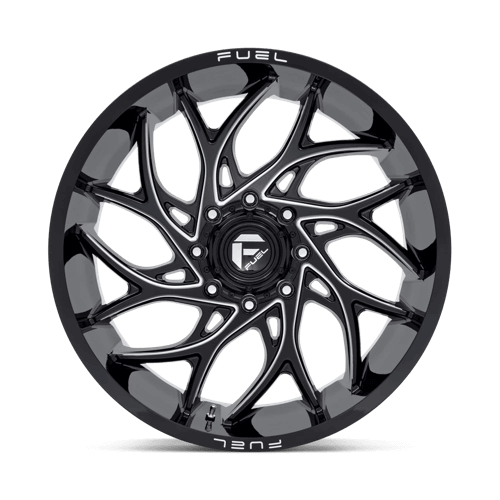 FUEL D741 RUNNER Gloss Black Milled