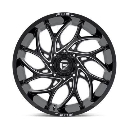 FUEL D741 RUNNER Gloss Black Milled