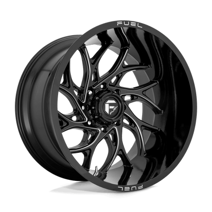 FUEL D741 RUNNER Gloss Black Milled