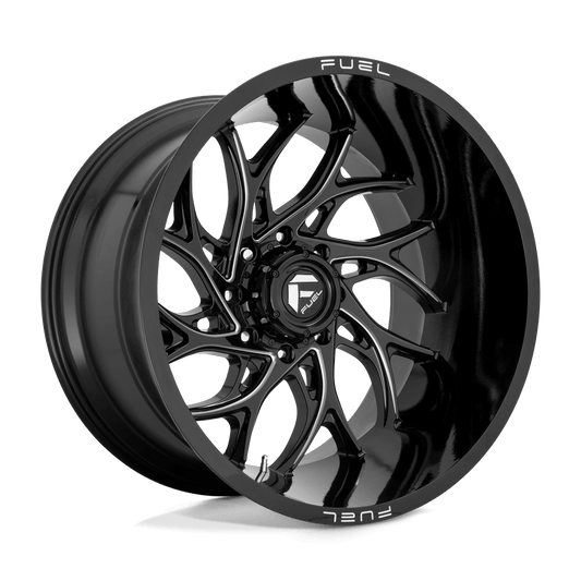 FUEL D741 RUNNER Gloss Black Milled