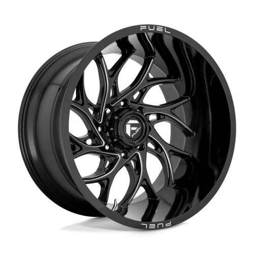 FUEL D741 RUNNER Gloss Black Milled