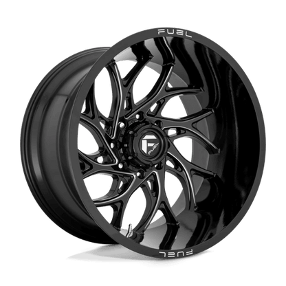 FUEL D741 RUNNER Gloss Black Milled
