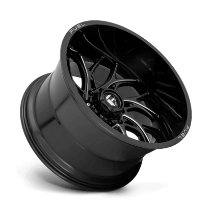 FUEL D741 RUNNER Gloss Black Milled