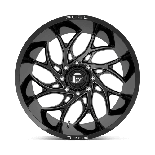 FUEL D741 RUNNER Gloss Black Milled