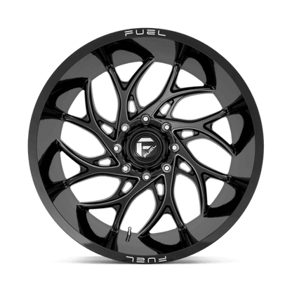 FUEL D741 RUNNER Gloss Black Milled