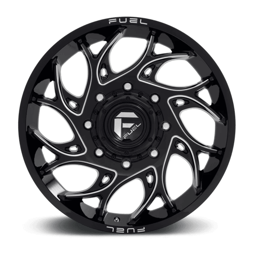 FUEL D741 RUNNER Gloss Black Milled