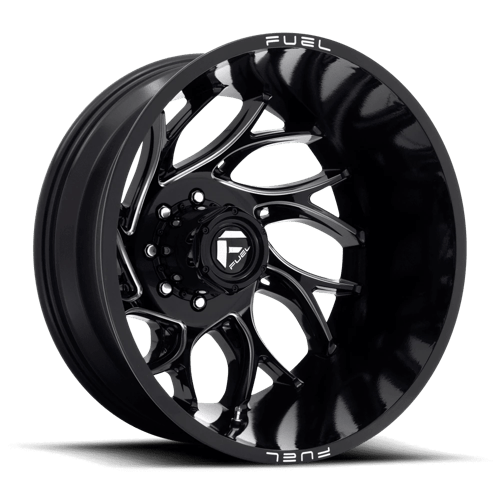 FUEL D741 RUNNER Gloss Black Milled
