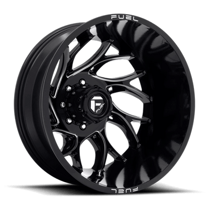 FUEL D741 RUNNER Gloss Black Milled