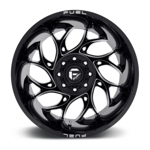 FUEL D741 RUNNER Gloss Black Milled