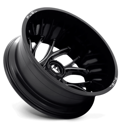 FUEL D741 RUNNER Gloss Black Milled
