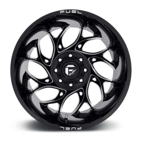 FUEL D741 RUNNER Gloss Black Milled